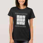 T-shirt Sudoku jeu de puzzle Jouer Sudoku (Devant)