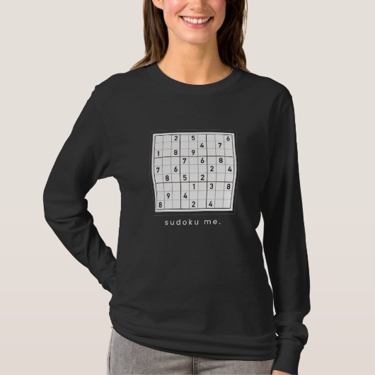 T-shirt Sudoku Me Puzzle Japon Nerd (Devant)