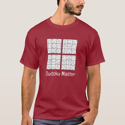 T-shirt Sudoku Puzzles Design (Devant)