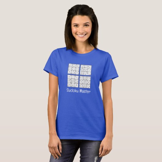 T-shirt Sudoku Puzzles Design (Devant entier)