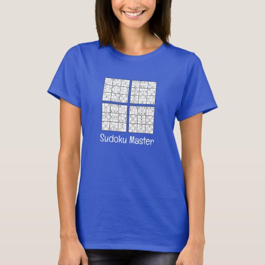 T-shirt Sudoku Puzzles Design (Devant)