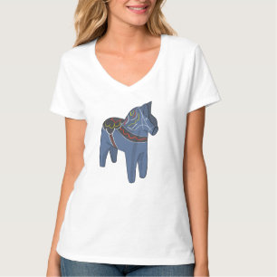T-shirt Suède Dala Horse Dalecarlian suédois
