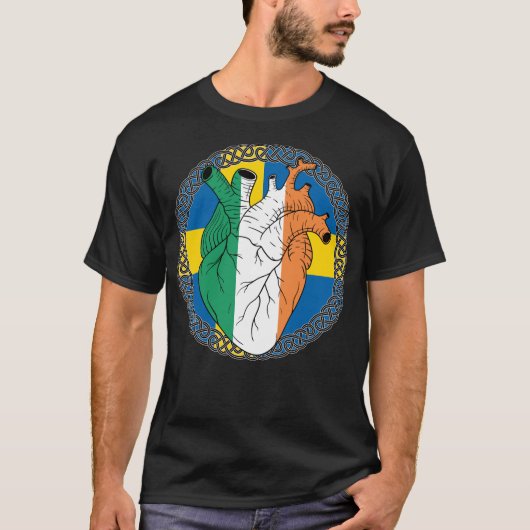 T-shirt Suède Saint Patricks Day Irlande Irlande (Devant)
