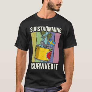 T-shirt Suède spécialité de poisson suédois Surstromming p