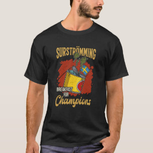 T-shirt Suède spécialité de poisson suédois Surstromming p