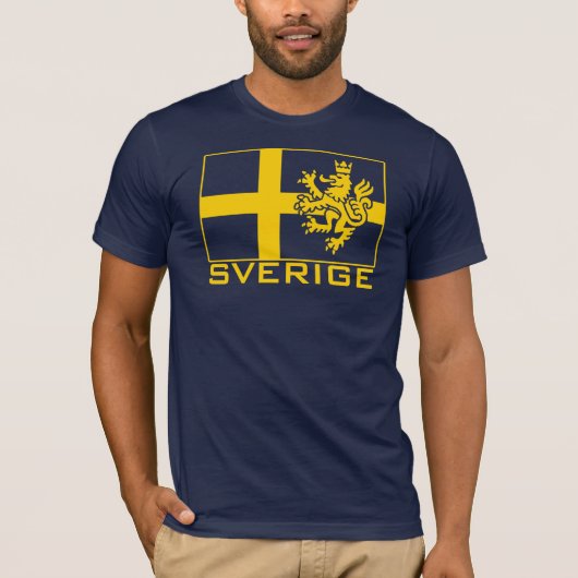 T-shirt Suède Sverige (Devant)