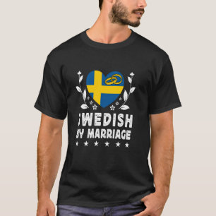 T-shirt Suédois par mariage Femme suédoise Mari Suède Drap