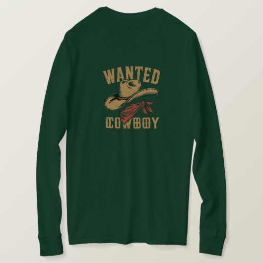 T-shirt sueter de cawboy (Design dos)