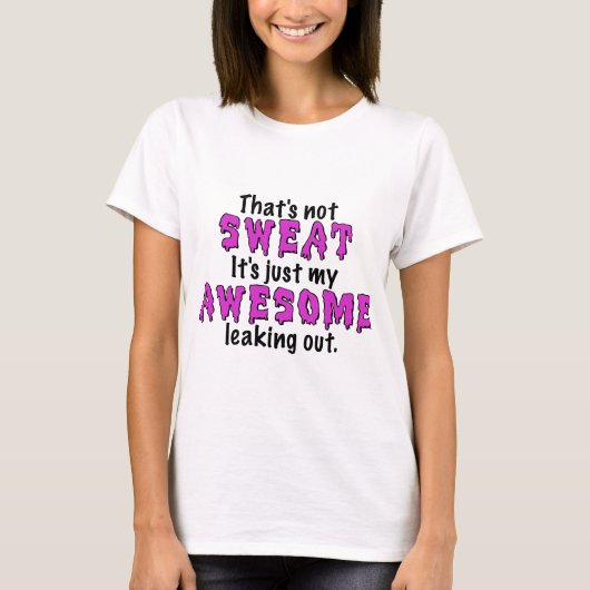 T-shirt Sueur impressionnante (Devant)
