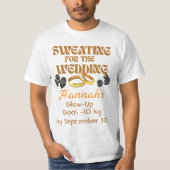 T-shirt Sueur pour le Mariage (Devant)