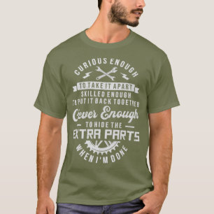 T-shirt Suffisamment Curieux Pour L'Éliminer Funny Mécan