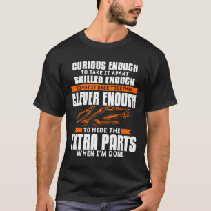 T-shirt Suffisamment Curieux Pour L'Emporter Automobile Mé