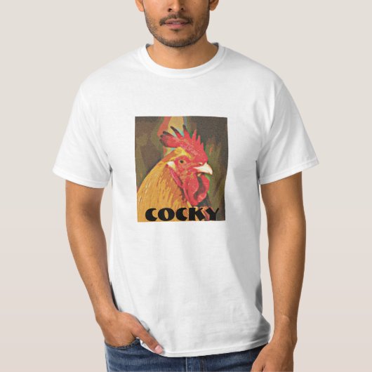 T-shirt suffisant de coq (Devant)