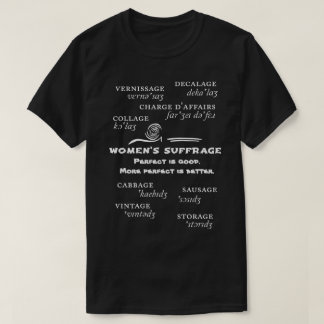 T-shirt Suffrage féminin