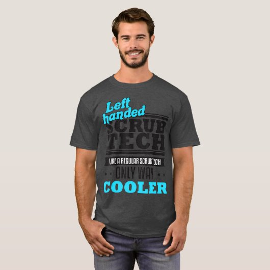 T-shirt Sug Scrub Tech Technologue Chirurgiste Funny Gauch (Devant entier)