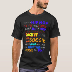 T-shirt Sugar Hill Gang Rappers Délicieux paroles Chemise