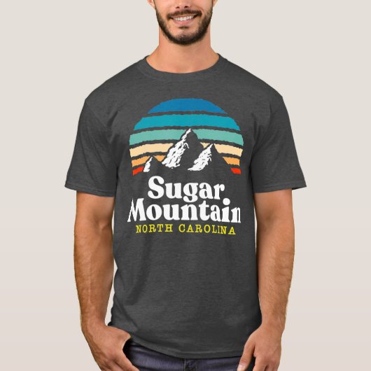T-shirt Sugar Mountain North    Carolina Station de ski 19 (Devant)