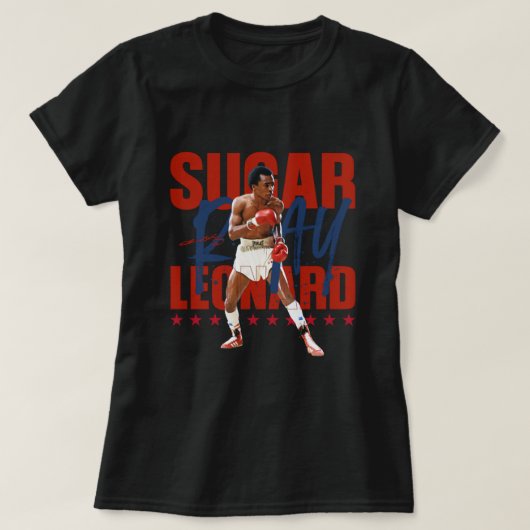 T-shirt Sugar Ray Leonard (Design devant)