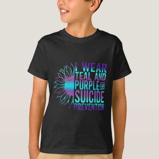 T-shirt Suicide Awareness Suicide Prevention Suprt Survivo (Devant)