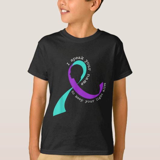 T-shirt Suicide Awareness Suicide Prevention Suprt Survivo (Devant)
