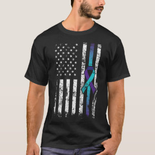 T-shirt Suicide Depression American Flag Prevention