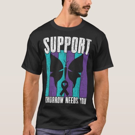 T-shirt Suicide Prevention Suprt Tomorrow _ I For Suprters (Devant)