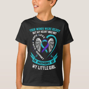 T-shirt Suicide Sensibilisation Chemise Fille Petite Fille