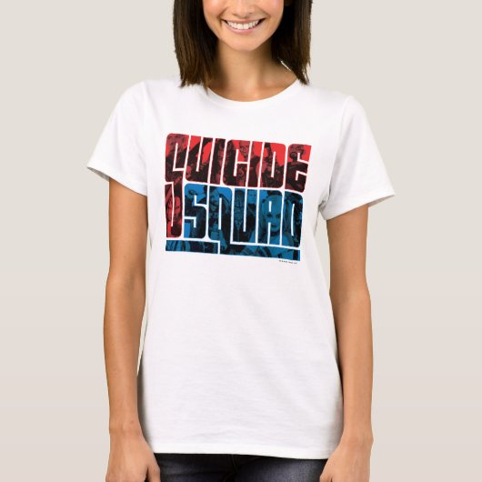T-shirt Suicide Squad | et logo bleu (Devant)