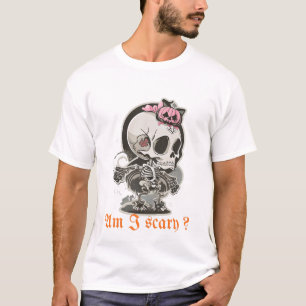 T-shirt Suis-je effrayant ? – Conception Halloween de sque