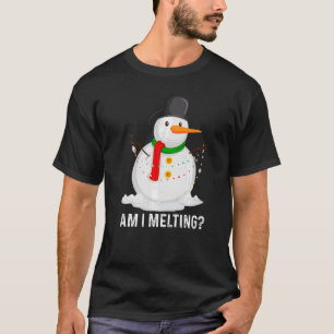 T-shirt Suis-Je En Train De Faire Fondre Le Snowman Au Pri