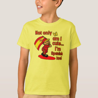 T-shirt Suis non seulement je mignon je suis espagnol