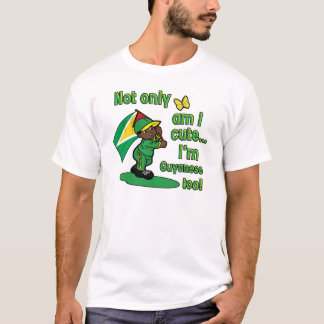 T-shirt Suis non seulement je mignon je suis guyanais