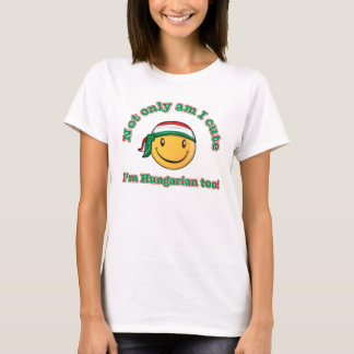 T-shirt Suis non seulement je mignon je suis hongrois