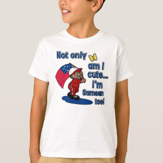 T-shirt Suis non seulement je mignon je suis Samoan aussi