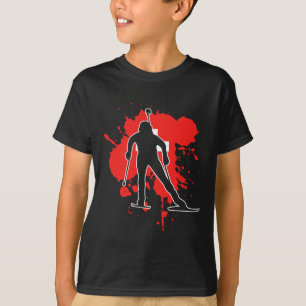 T-shirt Suisse Drapeau Biathloniste - Biathlon Suisse 1