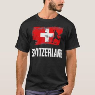 T-shirt Suisse Drapeau Jersey Swiss Soccer Team Swiss, M