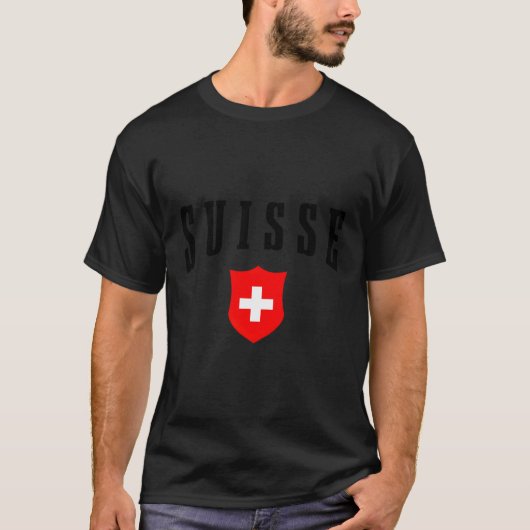 T-shirt Suisse Drapeau suisse (Devant)