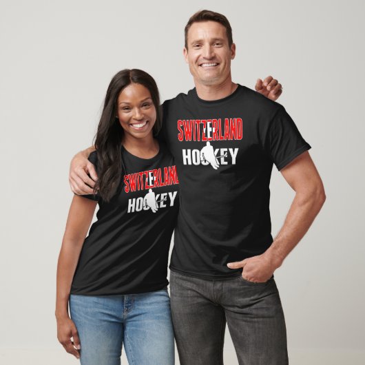 T-shirt Suisse Hockey sur glace Swiss Hockey Team Suppr (Unisexe)