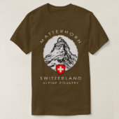T-shirt Suisse Matterhorn Xo4U Original (Design devant)