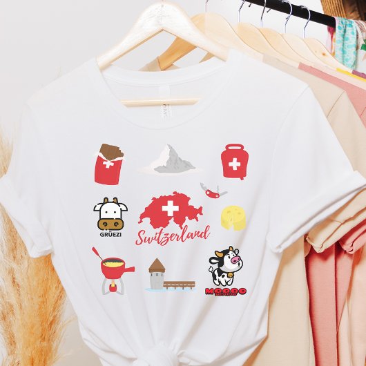 T-shirt Suisse - Suisse Culture | Icônes de souvenir