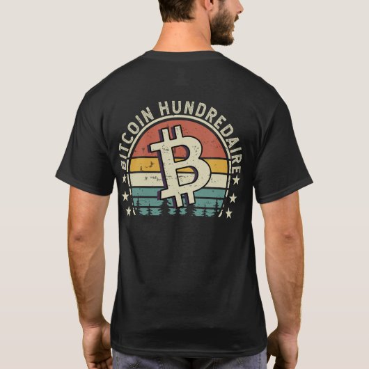 T-shirt Suivez l'avenir avec le Bitco "Bit Stock Price" (Dos)