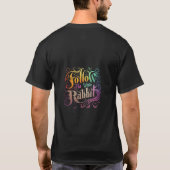 T-shirt Suivez le lapin blanc (Dos)