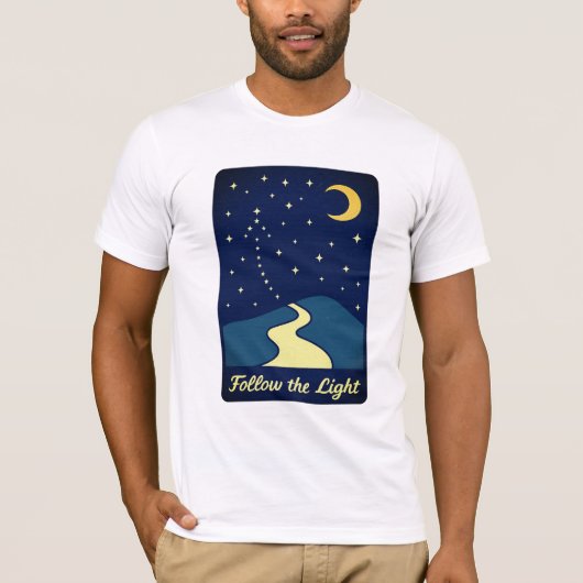 T-shirt Suivez Le Light Retro Star Tee (Devant)