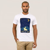 T-shirt Suivez Le Light Retro Star Tee (Devant entier)