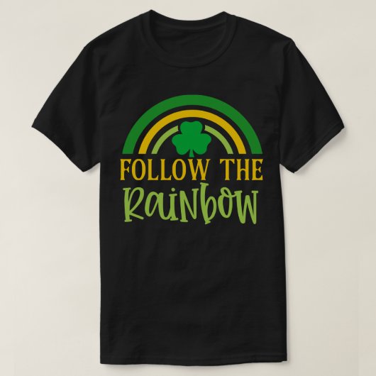 T-shirt Suivez le Rainbow (Design devant)