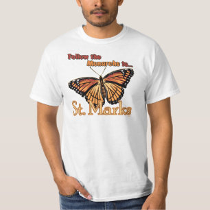 T-shirt Suivez les monarques aux marques de St