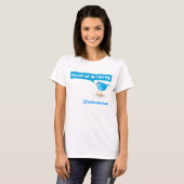 T-shirt Suivez-Moi Sur Twitter Blue Bird Ladies Top T-Shir (Devant entier)