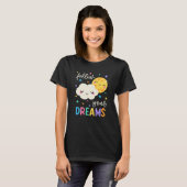 T-shirt Suivez vos rêves | Cloud & Moon (Devant entier)