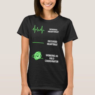 T-shirt Suivi et coordonnateur de terrain Entraîneur de te