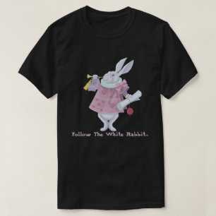 T-shirt Suivre Le Lapin Blanc